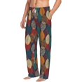 thumbnail image 2 of Daiia Autumn Leaves Men's Sleep Pant with Pockets and Drawstring,Pajama Pants-X-Large, 2 of 9