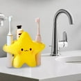 thumbnail image 6 of Eespoir Star Toothbrush Rack, Creative Home Bathroom Washbasin Storage, Toothbrush Toothpaste Ornament Holder For Countertop, Wall Mount, Kids, 6 of 6