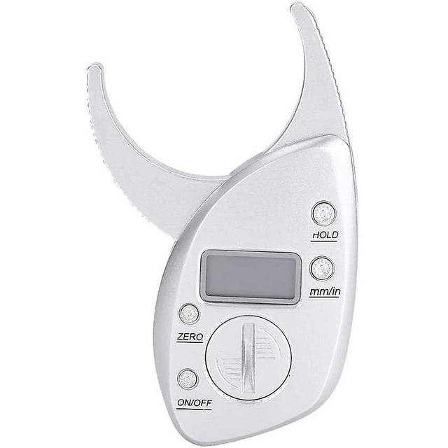 Calibrador de grasa corporal, calibrador Digital de grasa corporal, calibrador de pliegues cutáneos, pantalla LCD, medidor de medición de músculos de la piel