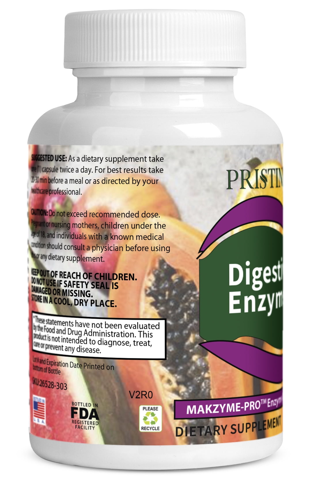 Digestive Enzymes with Probiotics | Dietary Supplement for Healthy Digestion and Gut Health | 60 ct.
