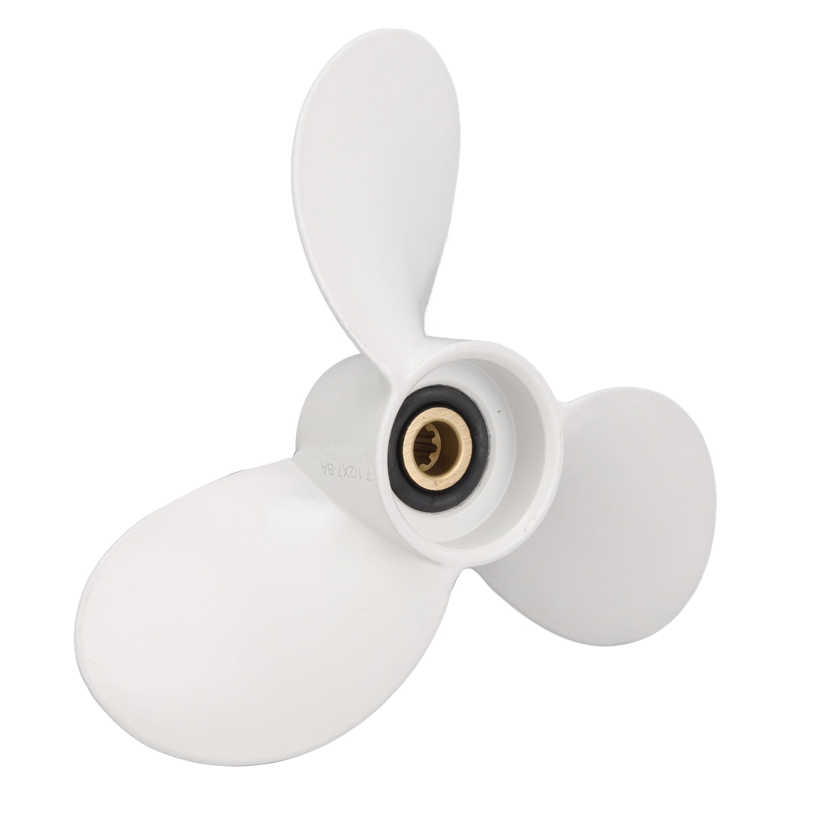 3 Blade Propeller, 7in Pitch Outboard Motor Propeller Glossy Finish For