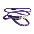 thumbnail image 4 of Alvalley Rope and Leather Snap Lead - 6ft x 3/4 inBeige  Line, 4 of 6
