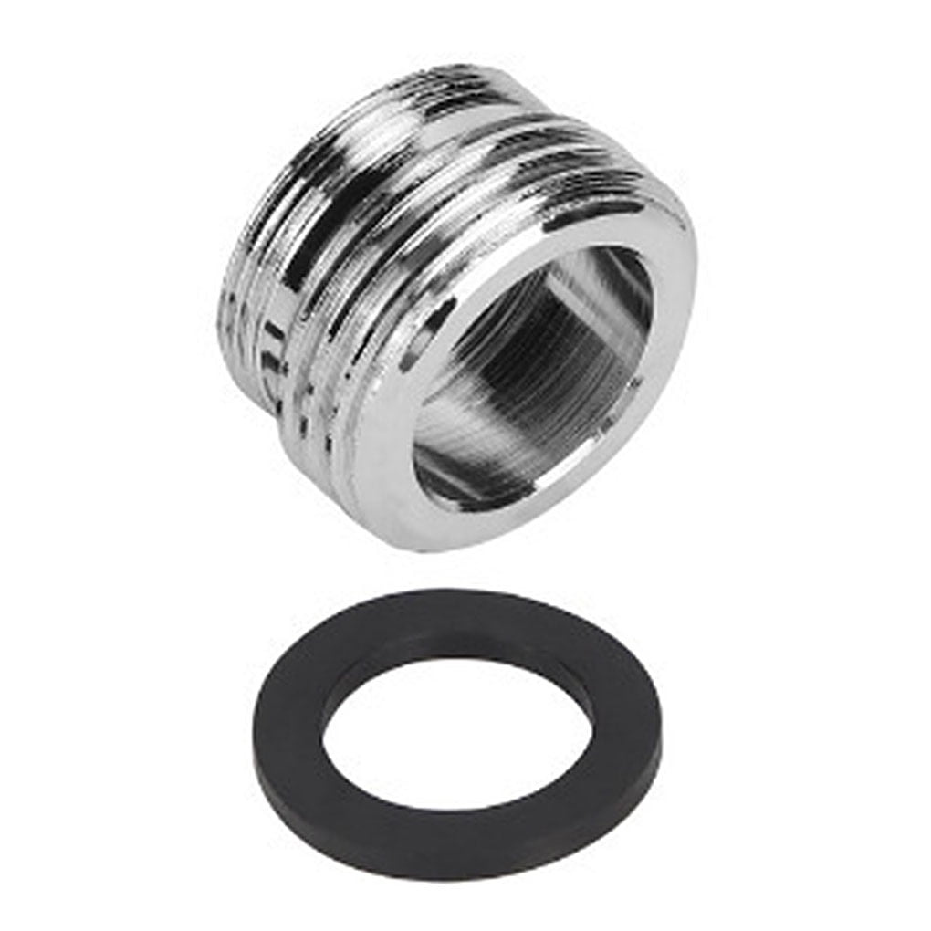 Garden Hose Faucet Adapter Kitchen Bathroom Washer Water Tap Threaded Brass Adapter with Gasket