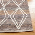 thumbnail image 3 of SAFAVIEH Kilim Vincent Diamond Polyester Runner Rug, Brown/Grey, 2'3" x 9', 3 of 8