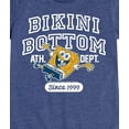 thumbnail image 3 of Spongebob Squarepants - Bikini Bottom Ath Dept - Girls Fitted Short Sleeve Graphic T-Shirt, 3 of 6