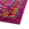 thumbnail image 6 of Unique Loom Calypso Collection Area Rug - Kaiso (9' x 12' Rectangle Pink/Blue), 6 of 8