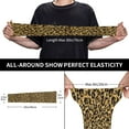 thumbnail image 4 of Bingfone Farmers Gardening Sleeves Sun Protection Arm Cooling Sleeves For Women Men With Thumb Hole - Gold Glitter Leopard, 4 of 8