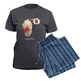 thumbnail image 5 of CafePress - Made For Each Other Cookies And Milk Pajamas - Women's Short Sleeve Print T-Shirt and Pants Charcoal Gray Cotton Pajama Set, 5 of 7
