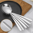thumbnail image 4 of 6pcs Large Serving Spoons Set Stainless Steel 9.14 Inch Big Serving Utensils for Buffet Parties Catering Dishwasher Safe, 4 of 7