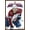 Mahogany Framed Version, variant on NHL Colorado Avalanche - Nathan MacKinnon Feature Series 23 Wall Poster with Push Pins, 22.375" x 34"