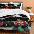 thumbnail image 4 of Cover Set  Microfiber Duvet Cover Sets Soft Single Duvet Cover, 4 of 4