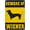 Warning Sign 2, variant on Beware of Doberman Pinschers Parking 8"x12" Dog Aluminum Metal Tin Sign, Pet Parking Sign, Indoor Outdoor Garage Decor