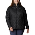 thumbnail image 6 of Columbia Womens Copper Crest Hooded Jacket Black 2X, 6 of 9