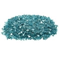 thumbnail image 2 of CAFORKPAqua Blue Fireplace Glass, 10 lbs - 1/2-Inch Reflective Fire Rocks for Gas Fire Pit & Table Decor, 2 of 11