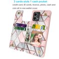 thumbnail image 2 of Tekcoo for Motorola Moto G Stylus 5G 2023 Wallet case, Flip Wallet Leather Magnetic Clasp Case with Credit Card Holder and Shockproof Function Kickstand Phone Cover - Rose Gold Marble, 2 of 7