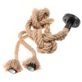 thumbnail image 3 of Mistaha Lixada 250cm AC110V E26/E27 Double Head Vintage Hemp Rope Hanging Pendant Ceiling Light Lamp, 3 of 8