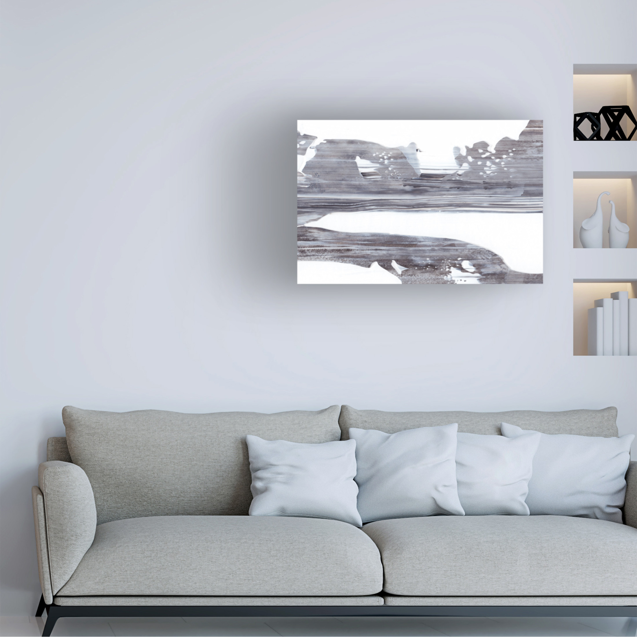 Trademark Fine Art uplusmestudio Abstract Facets Canvas Wall Art