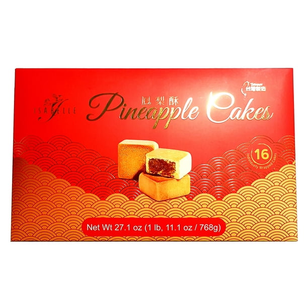 Isabelle Pineapple Cakes 16 Individually Wrapped 27.1 Oz