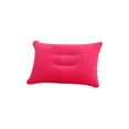 thumbnail image 2 of Inflatable Pillow, Staron 2026 Plush Rectangular Napping Camping Cushion, Portable PVC Travel Pillow with Center Concave Design for Neck Support, Hot Pink, 2 of 7