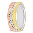 thumbnail image 3 of Everly Women's Cubic Zirconia 14k Rose Gold Wedding Ring, 3 of 8