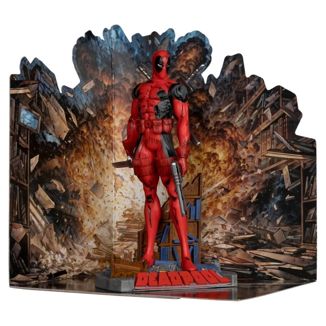 Deadpool (The New Mutants #98) 1:10th Scale Posed Figure w/Scene - McFarlane Toys