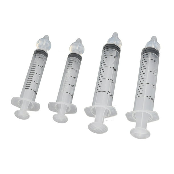 4 irrigadores nasales para bebés con jeringas, limpiador nasal seguro con punta de succión nasal de silicona para recién nacidos