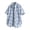 wei163-Light Blue, variant on Mens Summer Plaid Dress Shirt Short Sleeve Button down Cuban T-Shirts Western Casual Checkered Button up Shirts Light Blue L