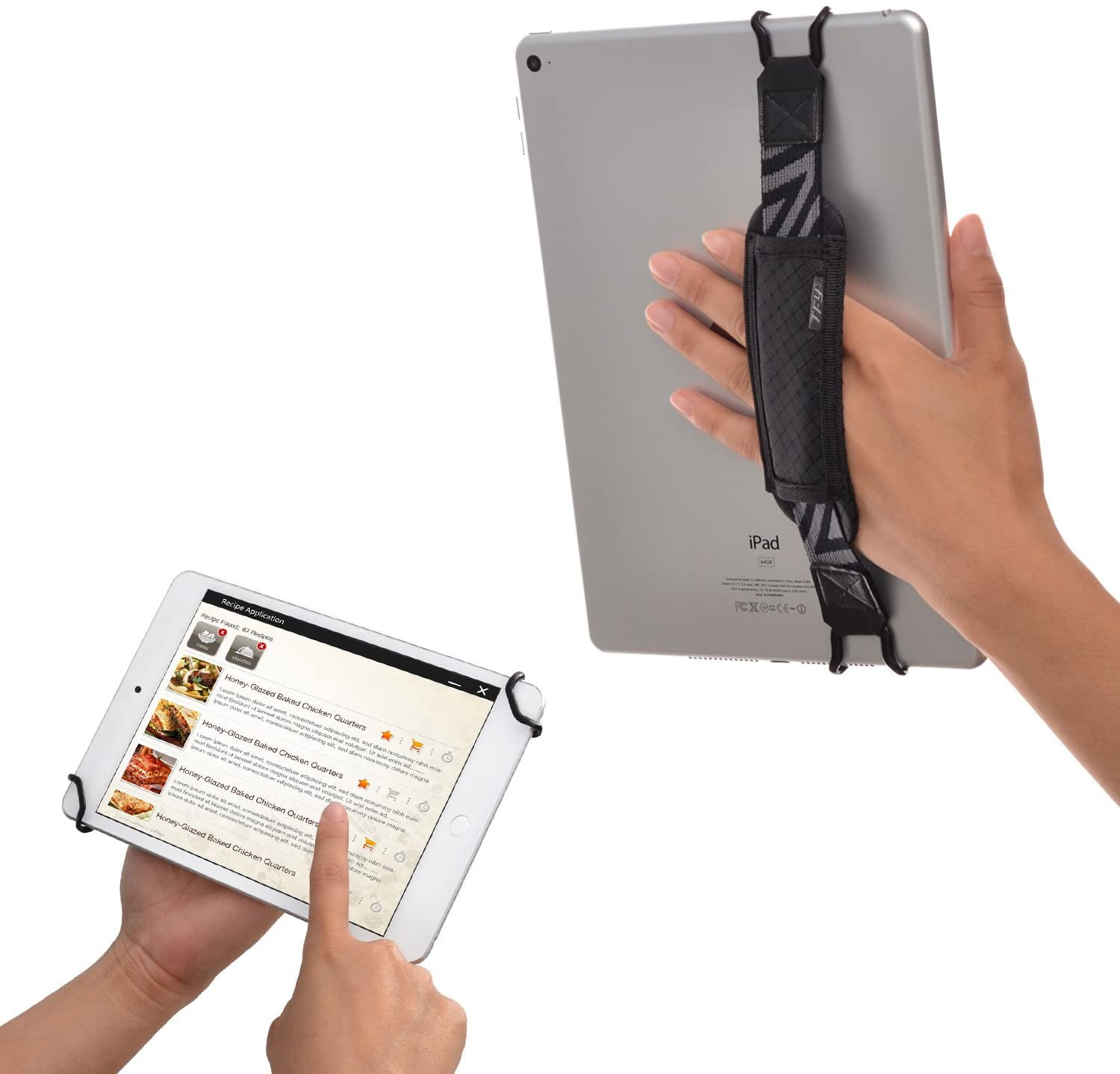 TFY Tablet Security Stand Hand Strap Holder for iPad (iPad Mini & Mini