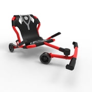 EzyRoller: Classic X - Red - Ride-On Scooter, Cambering Motion, Pedal Free Cart, Hand Brakes, Extendable Frame, 154lb Capacity, Kids Ages 4+