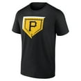 thumbnail image 2 of Men's Black Pittsburgh Pirates Hometown Steel Plate T-Shirt, 2 of 3