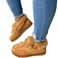 thumbnail image 3 of EKVAHL Women's Winter Orthopedic Boots, Lightweight Slip On Walking Shoes, Faux Fur Lined Snow Boots For Cold Weather Commute Outdoor Brown, 3 of 5