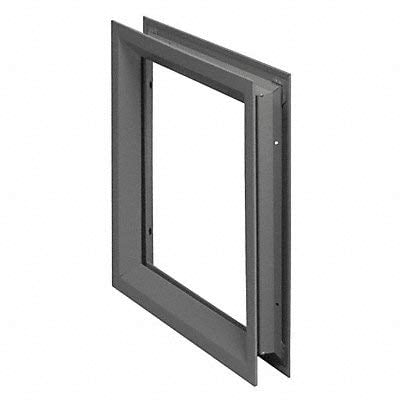 National Guard L-FRA100 24" x 30" NGP Low Profile Vision Lite Kit for Door Opening Cutout, 24" x 30"