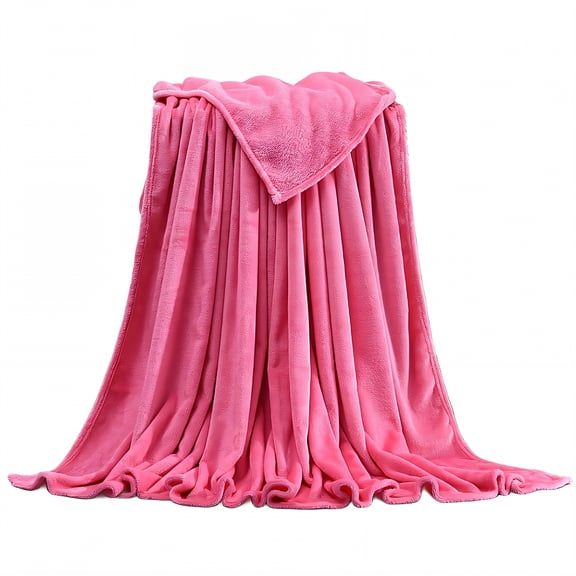 AUQ Throw Blanket,Double-Sided Thermal Layers Bed Blanket,Advanced Cold Guard Cute Blanket,Purple,20*28in