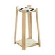 thumbnail image 1 of Soporte de Taco de Billar de Esquina para Suelo con Diseño Compacto Base Estable Capacidad para 8 Tacos Madera Resistente Adecuado para Sala de, 1 of 9