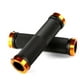 thumbnail image 3 of 1 par de empuñaduras de manillar de bicicleta con doble bloqueo y funda antideslizante dorado, 3 of 7