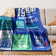 thumbnail image 2 of LHSHID 19 Year Old Boy Gift Ideas BlanketGifts for 19 Year Old BoysBoys Age 19 GiftsPresents for 19 Year Old Boys19th Birthday Decorations for BoysSoft Throw Blanket 30"x40", 2 of 7