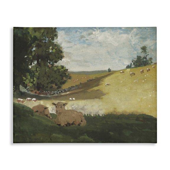 Stupell Industries Rustic Lodge Warm Afternoon Winslow Homer Classic Canvas Art, 20 x 16, by Stellar Design Studio