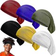 thumbnail image 1 of 6 Pcs Unisex Dreadlock Bands Tubes Elastic Braids Cap Long Hair Dreads Head Wrap Ty, 1 of 5