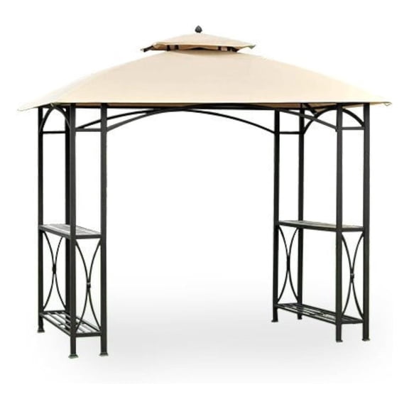 Looqy 107 in x 67 in Grill Gazebos Replacement Canopy, Water-Resistant