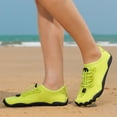 thumbnail image 6 of Mens Aqua Shoes Quick-Dry Lightweight Neon Green Non-Slip Drainage for Beach Swim Kayak Water Socks Toe Protection Men,Size 10, 6 of 9