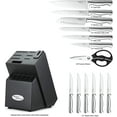 thumbnail image 3 of Marco Almond KYA28 14-Piece Stainless Steel Cutlery Kitchen Knife Set with Block,Built-in Sharpener, 3 of 9