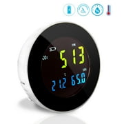 Pyle Smart Indoor Air Quality Monitor - Digital Hygrometer Thermometer Gauge & Humidity Tester Kit