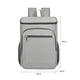 thumbnail image 4 of Mochila térmica con aislamiento, bolsa térmica ligera para adultos, mochila de Camping, mochila más fresca para el almuerzo, para viajes y senderismo Gris, 4 of 8