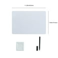 thumbnail image 3 of YOHAVEN Double-Sided Small Whiteboard A4 Office Notepad with Marker Eraser for Home School Office Organizer Planning Memo Drawing Board, 3 of 8