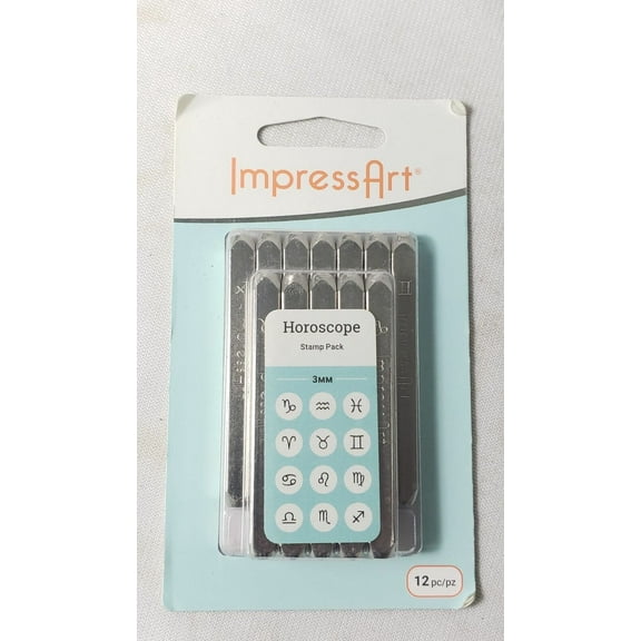 ImpressArt Horoscope Metal Stamp Set 12 pc