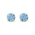 thumbnail image 1 of 1 Carat Solitaire Stud Earrings in 10K Yellow Gold, 1 of 2