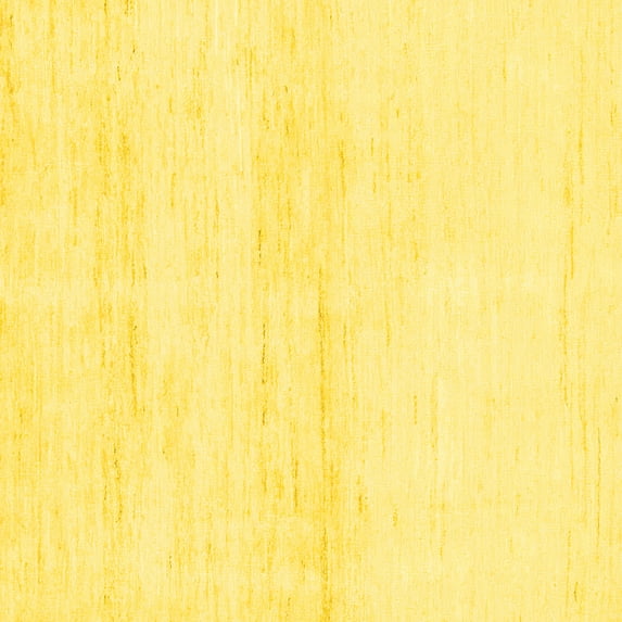 Ahgly Company Indoor Square Solid Yellow Modern Area Rugs, 6' Square