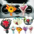 thumbnail image 4 of Floral Shaped Aromatherapy Car Vent Diffuser Stone Perfume Clip for Interior Air Conditioning Accessories, 4 of 8