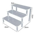 thumbnail image 2 of 1-3 Layers Acrylic Display Stand Perfume Figurine Transparent Storage Rack, 2 of 11