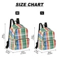 thumbnail image 3 of ALAZA Checkered Plaid Pattern Womens Travel Laptop Backpack Large Daypack Ladies Shoulder Bags S, 3 of 7